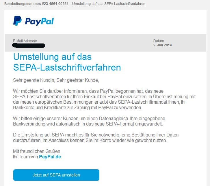 Paypal Phishing Email